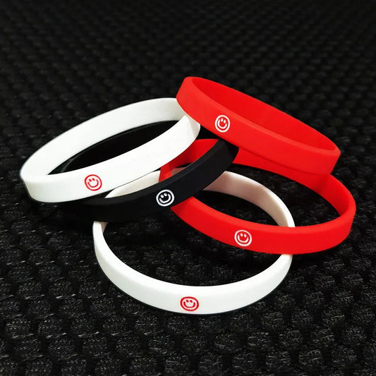 Minimalist Silicone Men and Women Bracelets Fashionable Wristbands Couple Bracelets Student Children Bracelets Jewelry Wholesale