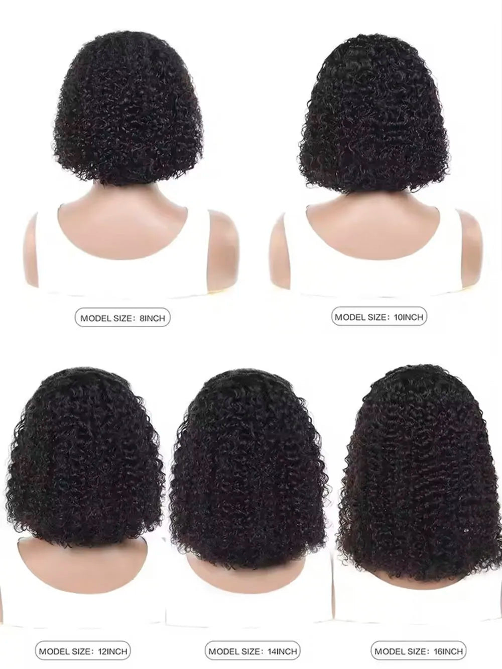 Short Curly Human Hair Bob Wig Water Lace Front Human Hair Wigs ForWomen PrePlucked Brazilian Glueless 13x4 Lace Wig Unikyhair