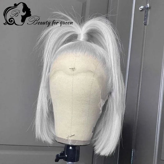 High Quality Fine Crafted Brazilian White Human Hair Wig 180 Density For Women Daily Wear Headband Wig Top Sale For Women Daily