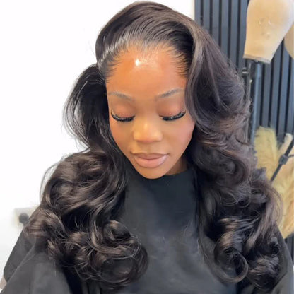 42 Inch Lagos Hairline 360 Full HD Lace Frontal Wigs 100% Human Hair Pre Plucked 400 Density 13x6 HD Lace Front Wear And Go Wigs