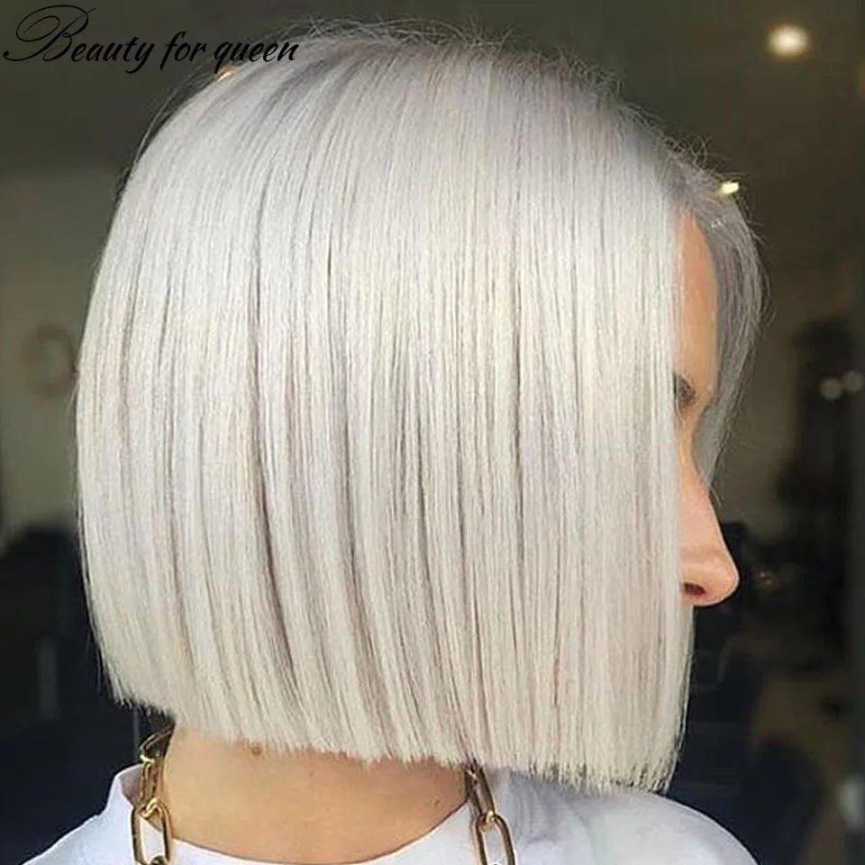 High Quality Fine Crafted Brazilian White Human Hair Wig 180 Density For Women Daily Wear Headband Wig Top Sale For Women Daily