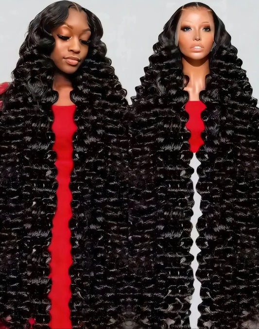 13x4 Hd Lace Frontal Wig Loose Deep Wave Curly Human Hair 100% Preplucked 13x6 Water Wave Front Wigs For Black Women Brazilian