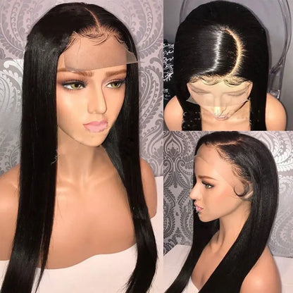 Silk Base Full Lace Wigs Silky Straight Human Hair Silk Top Lace Wigs Pre Plucked 150% Destiny Durable Full Head Whole Lace Wigs