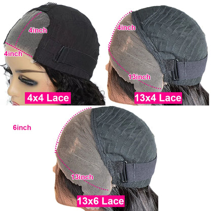 Real HD Lace Frontal Wig Glueless Wigs Human Hair Wig For Woman 13×4 HD Lace Melt Skins Silky Straight 4×4/5×5 HD Lace Front Wig
