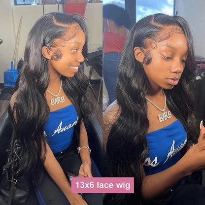 Human Hair Wear HD 13x6 Body Wave Lace Frontal Wig 30 40 Inch 13x4 Lace Front Wigs Brazilian Human Hair Wigs 200 Density