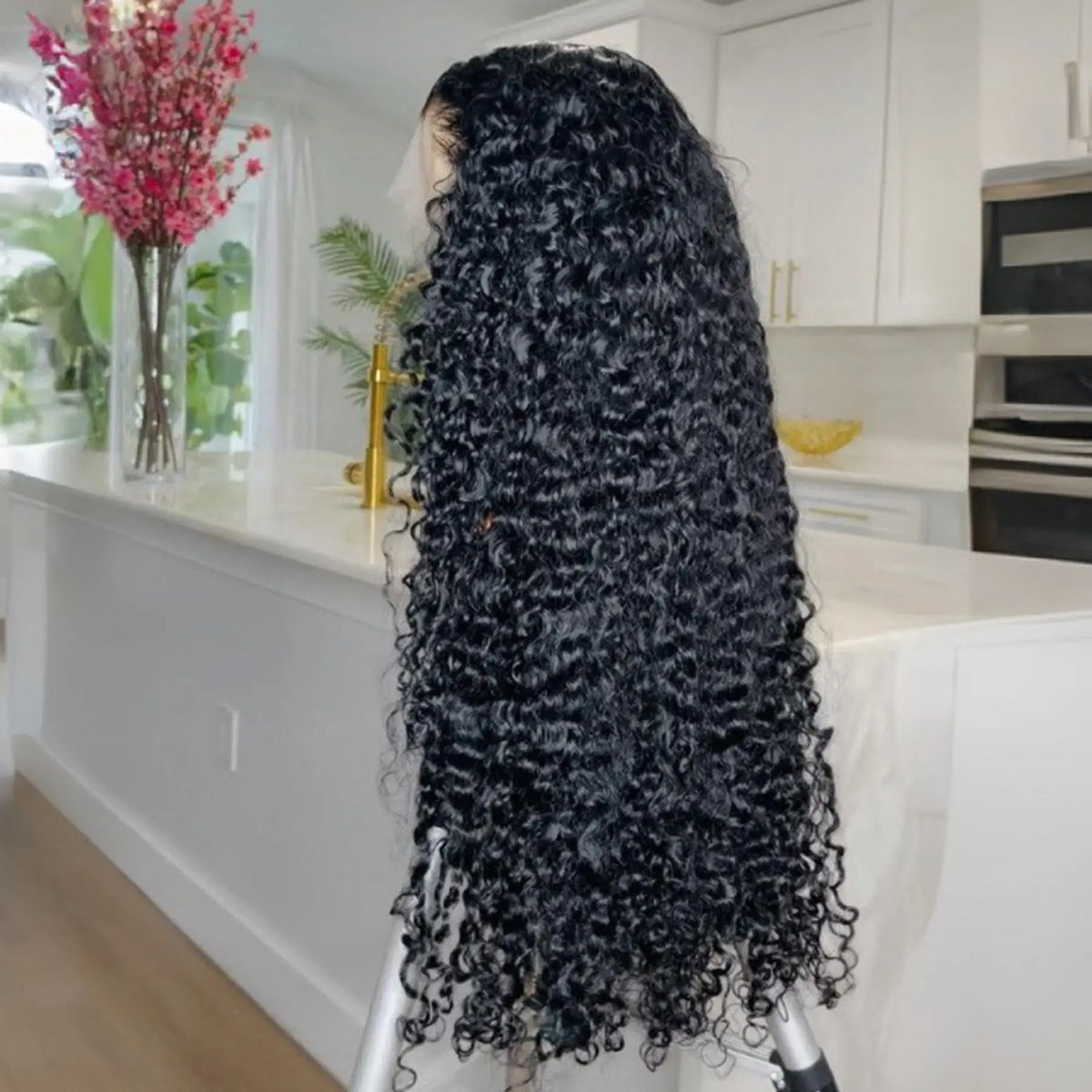 Kinky Curly HD Full Lace Frontal 13X4X1 Wigs For Black Women Mother Gifts Preplucked With Baby Hair Bleached Knots Soft Hair