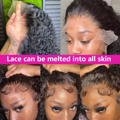 Brazilian Short Bob 100% Human Hair 13x4 Lace Frontal Human Hair Deep Wave 4x4 Lace Front Curly 5x5 Lace Closure Wigs For Women