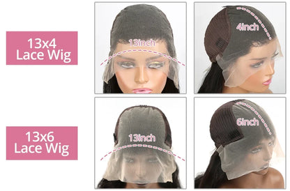 Human Hair Wear HD 13x6 Body Wave Lace Frontal Wig 30 40 Inch 13x4 Lace Front Wigs Brazilian Human Hair Wigs 200 Density