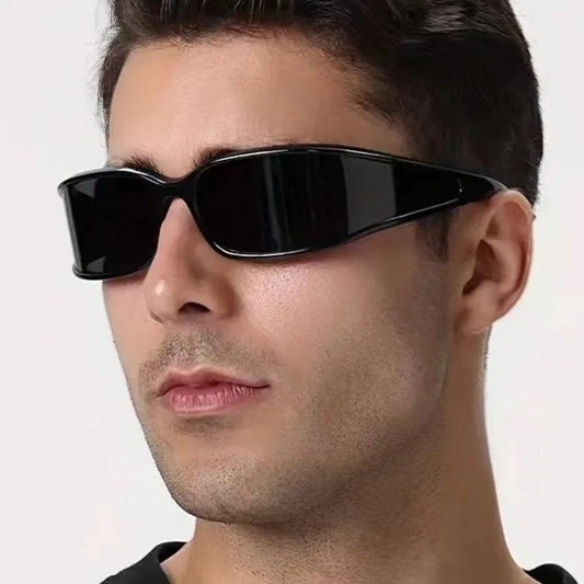 Y2k Outdoor Sunglasses Sports Narrow Frame Cycling Sunglasses Trendy Sunglasses Windproof 66304
