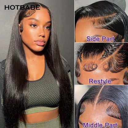 Real HD Lace Frontal Wig Glueless Wigs Human Hair Wig For Woman 13×4 HD Lace Melt Skins Silky Straight 4×4/5×5 HD Lace Front Wig