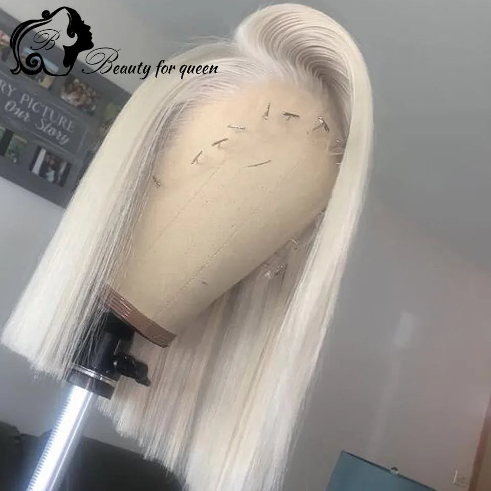 High Quality Fine Crafted Brazilian White Human Hair Wig 180 Density For Women Daily Wear Headband Wig Top Sale For Women Daily