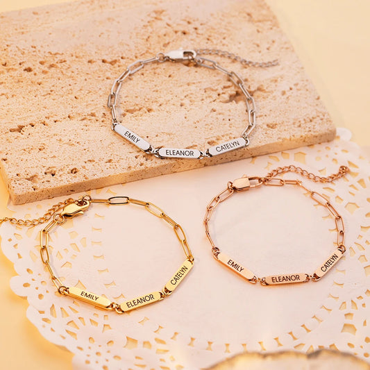 MaiLun 1pc Stainless Steel Bar Women Bracelets Adjustable Bracelets Wholesale Bracelet Mother's Day Gift